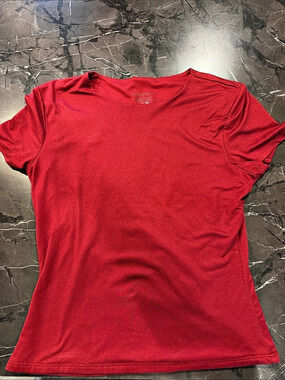 Thick Red Short Sleeve Tee
